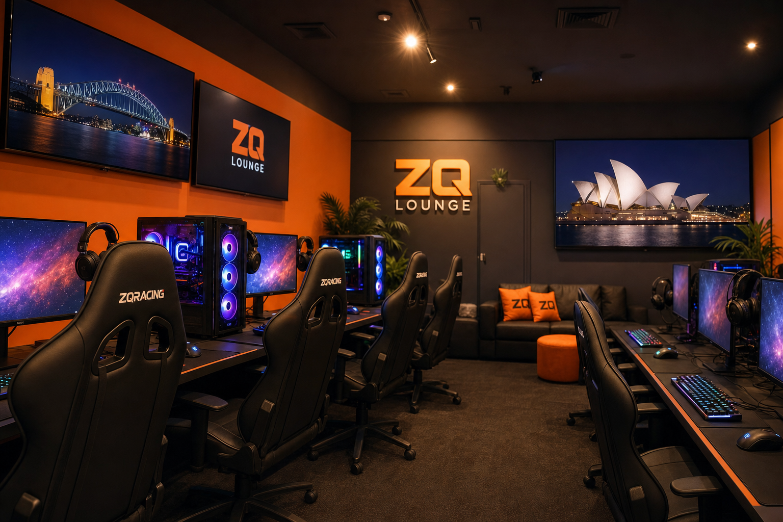 ByteForge Gaming Lounge